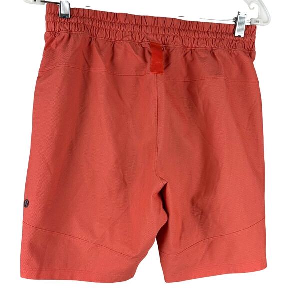 Lululemon SeaWheeze Surge Lined Short Reflective Orange Men's Size Small EUC - Picture 2 of 6